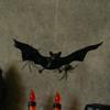 Gothic Style Bat Decorative Hanging Pendant PVC Flying Bat Wind Chime  Garden Porch