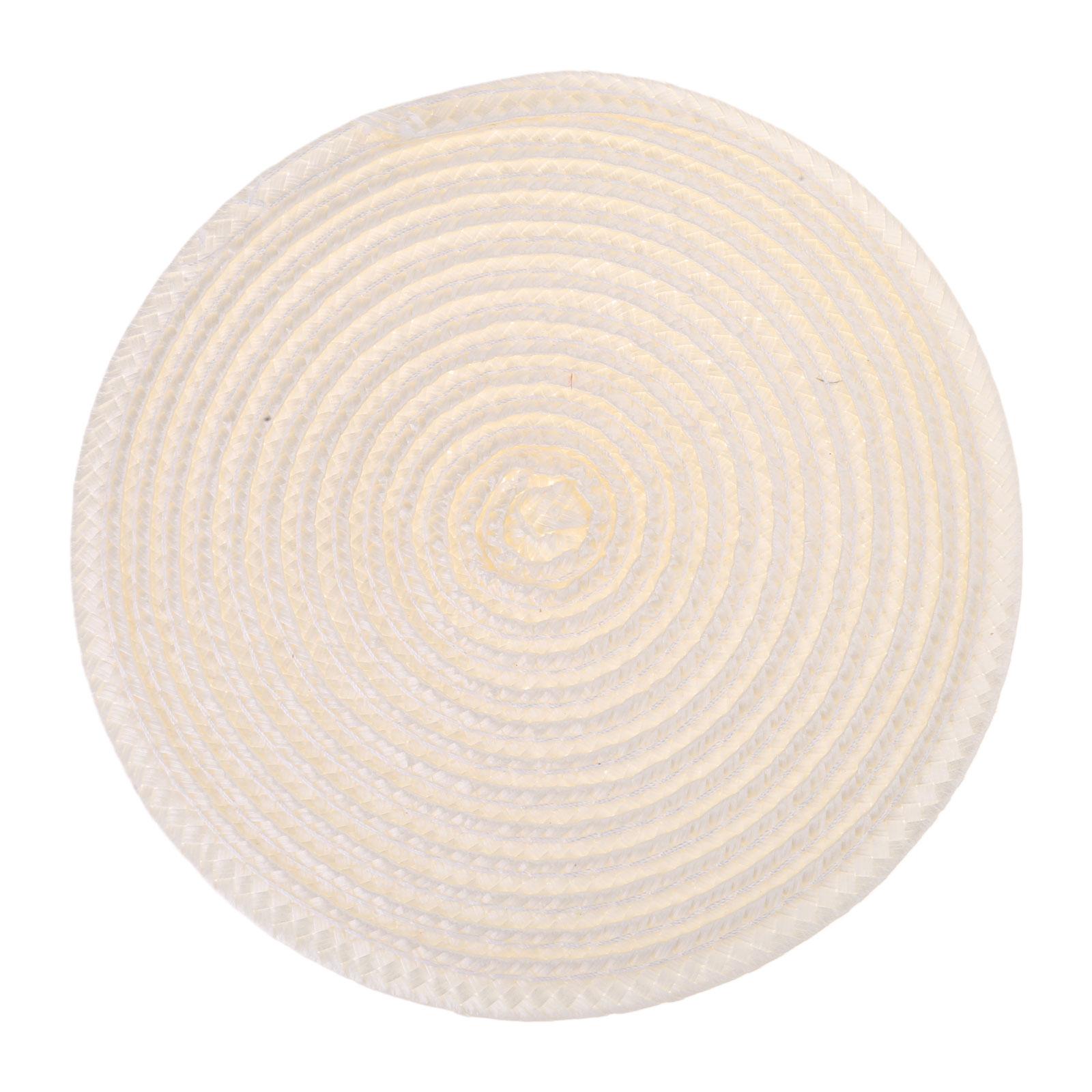 

Elegant Vintage Fascinator Hat Base DIY Round Saucer for Tea Party Costume Exquisite French Fascinator Base Perch бежевий