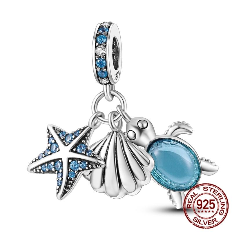 Copper Charms Beads Fit Original Pan Bracelet Making For Woman Jewelry Fashion Pendant