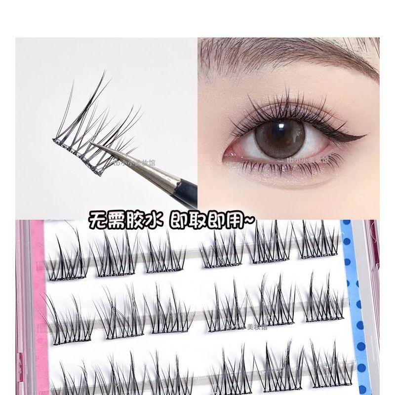 denivyse - Glue-free Multipack False Eyelashes Cluster / Bottom Multipack False Eyelashes Cluster / Set (Various Designs)