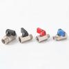 1 Stück BSP Außengewinde auf Innengewinde Kugelhahn 1/8" 1/4" 3/8" 1/2" Gewinde Kohlenstoffstahl Kompressorventile Wasser Gas Öl Mini