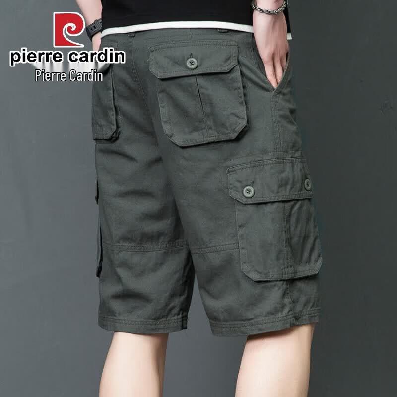 Pierre Cardin Men s Cotton Casual Cargo Shorts 33 серый