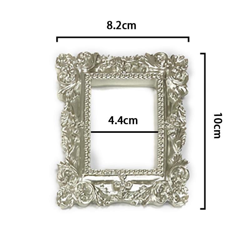 Mini Gold European Style Photo Frame for Still Life & Nail Art Props