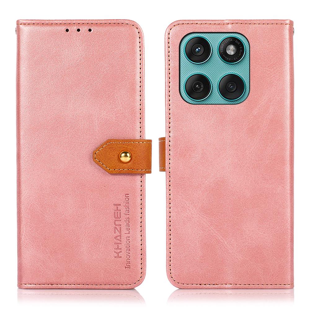 KHAZNEH For Motorola Edge 60 5G/60 Fusion 5G Wallet Phone Case Stand Leather Flip Cover