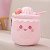 Cartoon Boba Fruit Bubble Tea Backpack Pendant   Plush Toy Stuffed Ice Cream Milk Tea  Cute Food Soft Toys Decor Girls Boys Gift