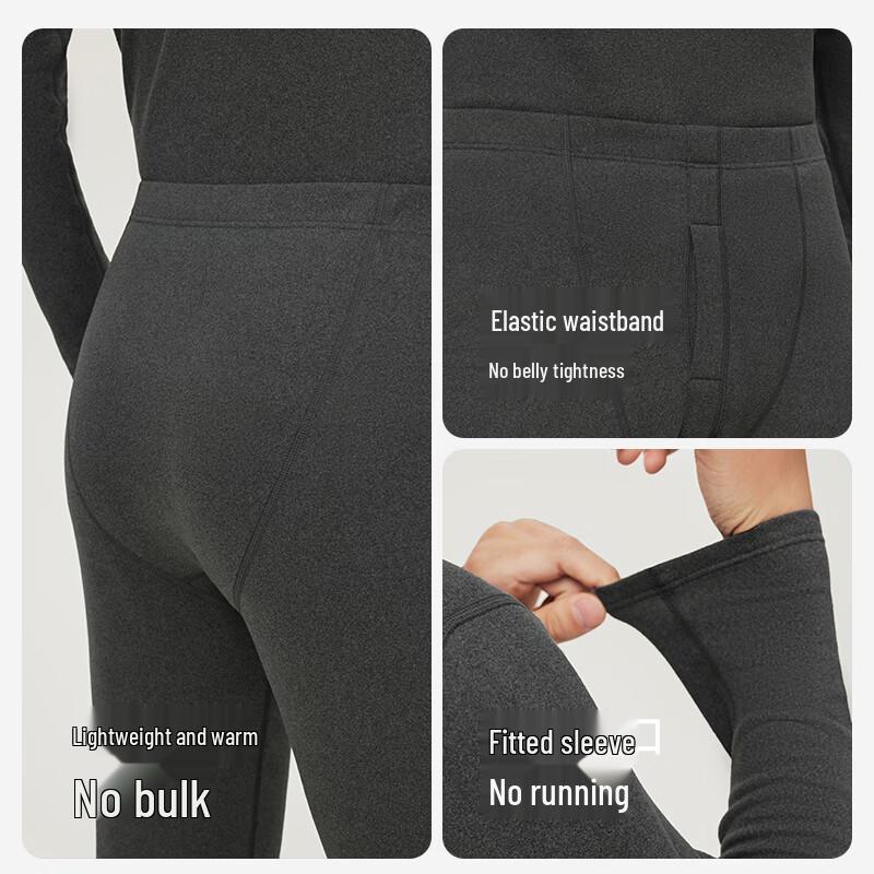 Nanjiren D-Velvet Thermal Underwear Set with Cashmere & Silk Blend