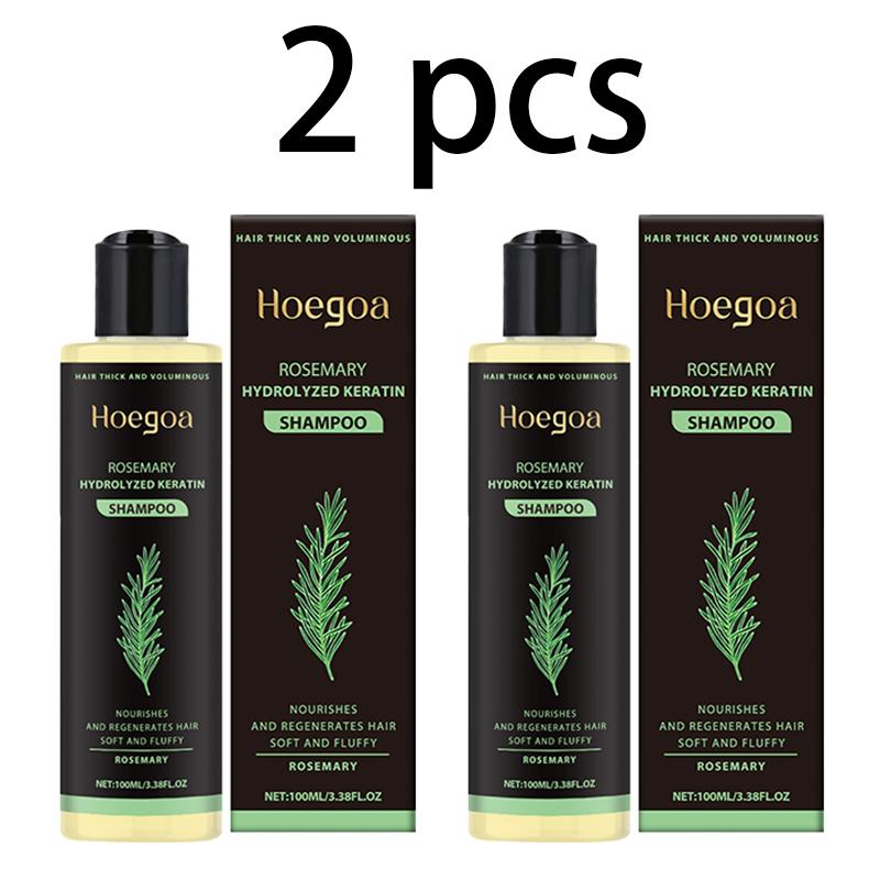 

Шампунь для утолщения волос Hoegoa Rosemary с растительными экстрактами, питательный, восстанавливающий, контролирующий жирность волос, придающий объем