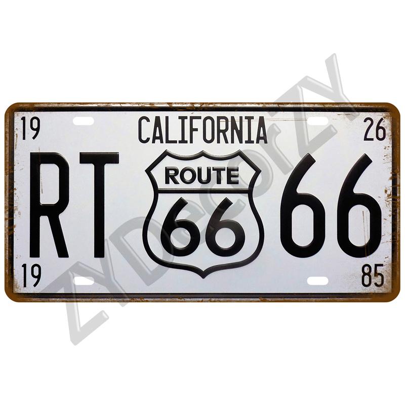 Vintage Antique Plaque Bar Pub Man Cave Metal Sign Route 66 Poster Air Gasoline Tin Sign Home Bedroom Home Wall Decor Sign Art