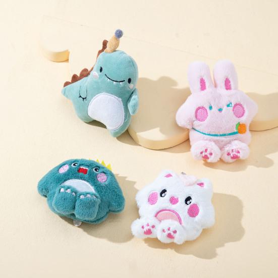 Yousheng Cat Plush Toy Bite-resistant Soft Exquisite Cartoon Bear Shape Kitten Cat Catnips Chewing Toy Pet Supplies