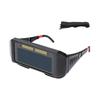 Auto Darkening Welding Goggles with ABS Frame and Light Sensing Lens Eye Protections Eyewears for Arcing Safety