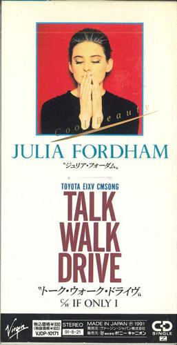 

CD JULIA FORDHAM - Talk Walk Drive VJDP10171PROMO VIRGIN Japan Rock