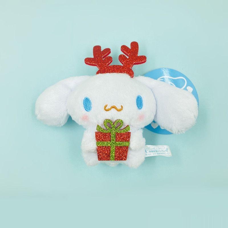 Christmas Plush Pendant Keychain Soft Durable Festive