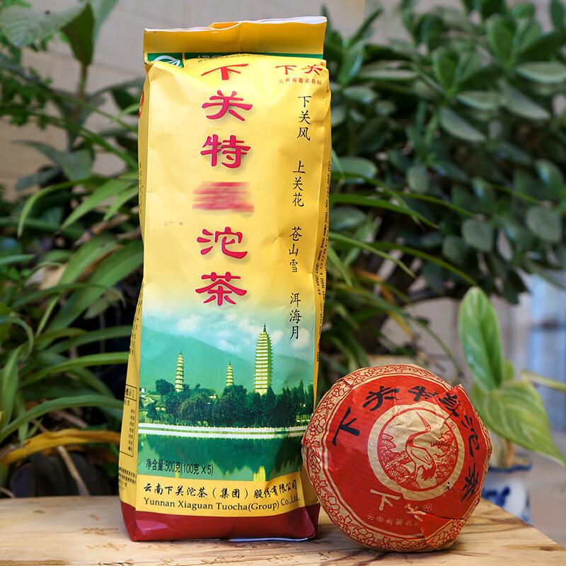 2013 Xiaguan TE JI TuoCha Premium Grade Pu'er Pu-erh Tea Raw Puer Green Tea 500g