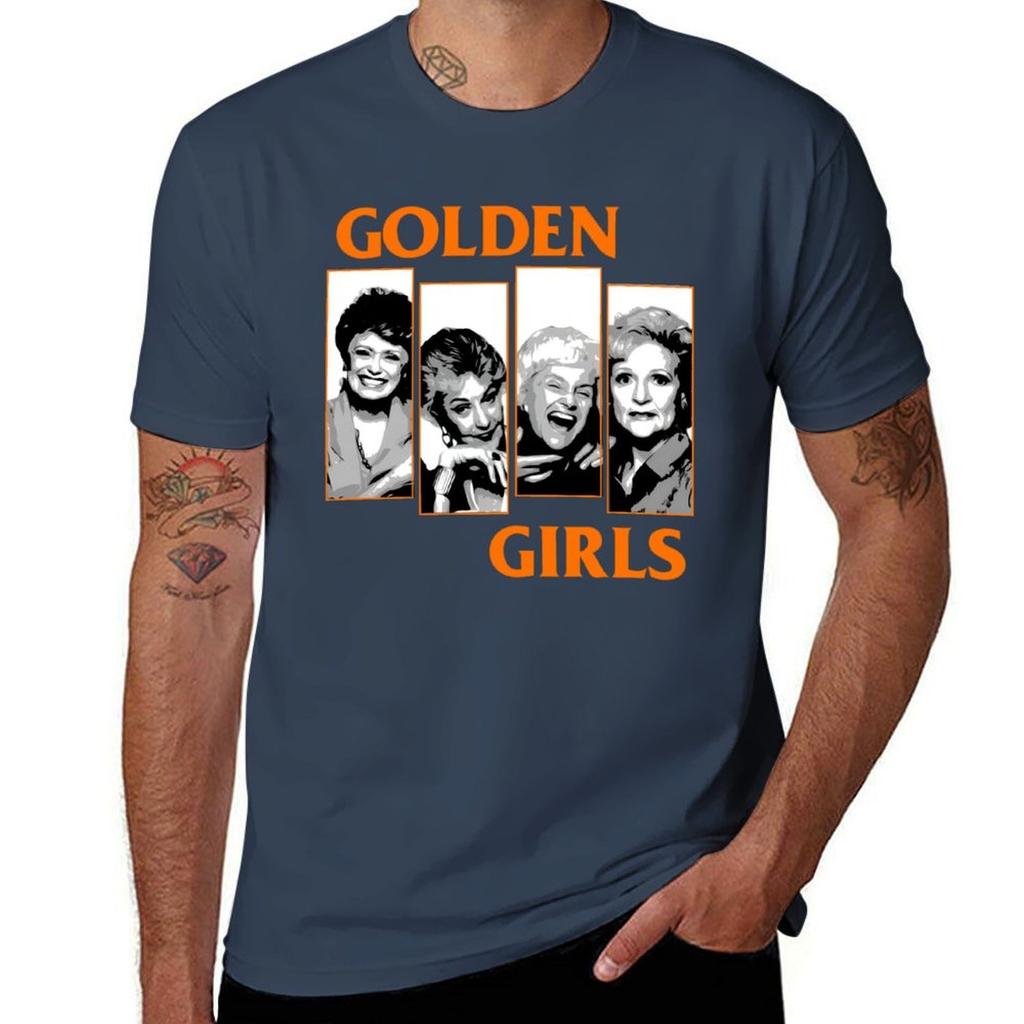 girls golden TShirt Trendy Pattern TShirt for Men