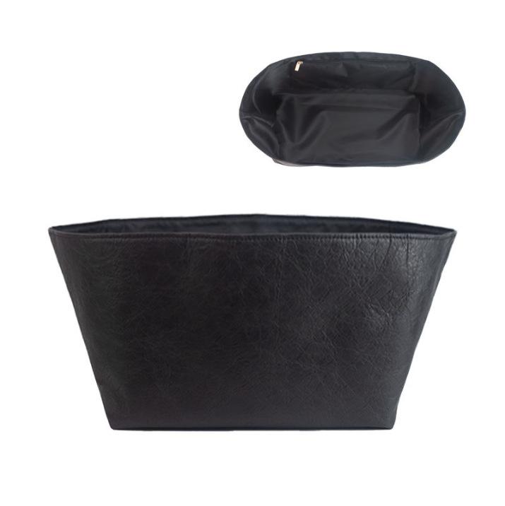 

Premium Tyvek Organizer Insert Fit For Winged Tote Bag Shaper Ultra Lightweight Inner Pouch Spill Resistant Makeup Storage Liner MINI чёрный