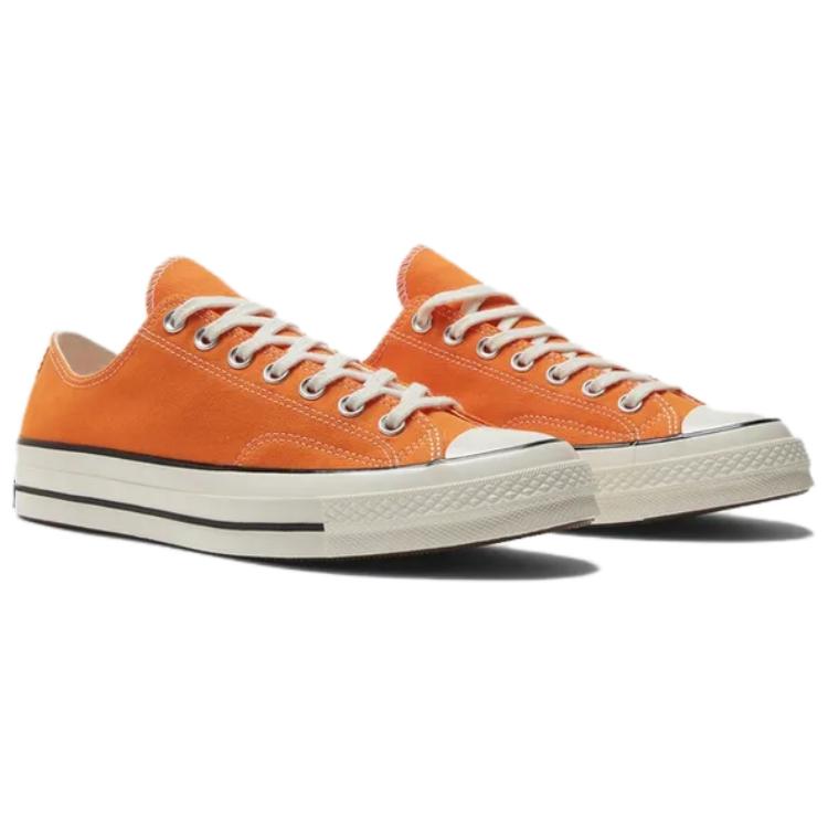 Converse 1970s Versatile Casual Comfortable Slip Resistant Durable Support Low Top Canvas Shoes Unisex sneaker Orange A11445C