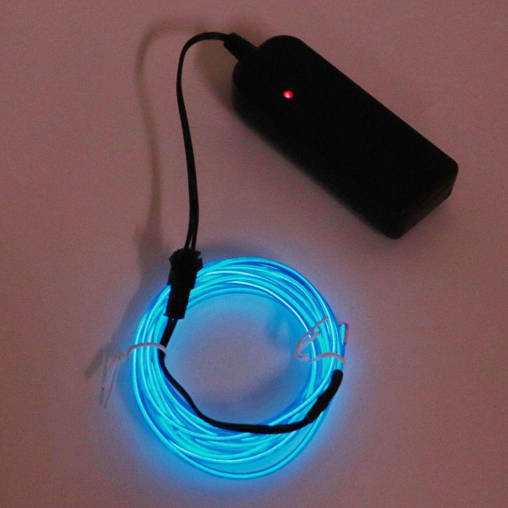 2 Pcs 5m LED Bicycle Frame Light Waterproof Neon Light Strip  Festival Decoration