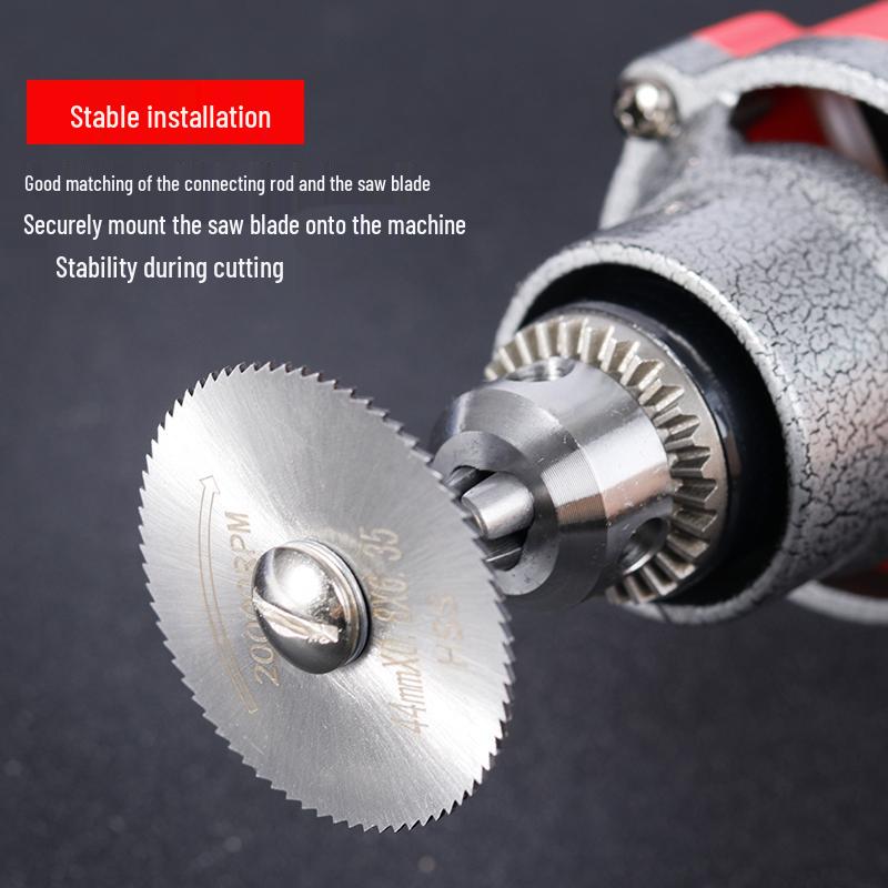 Small HSS Circular Saw Blade for Mini Electric Drill/Grinder - High-Speed Steel for Woodworking and Metal Cutting