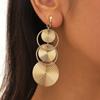 Temperament Circle Long Fashion Earrings Exaggerated Earrings