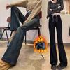 1/9161 #maternity Pants Jeans with Pockets Drawstring Flared Pants Casual Belly Support Pants Wear Long Pants