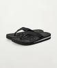 Satur Graphic Flip Flops Black