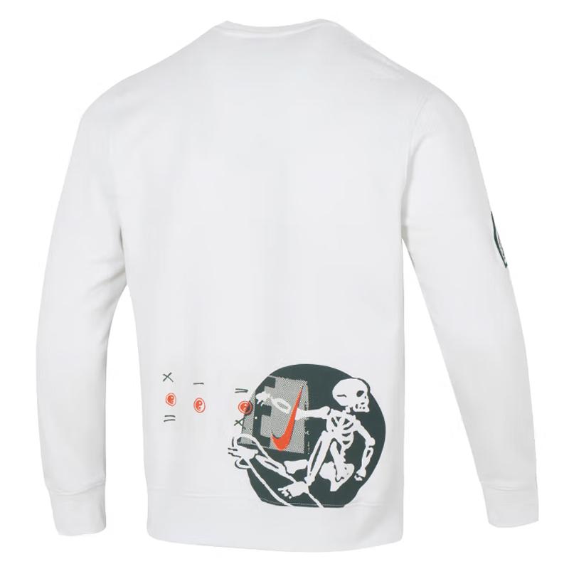 Nike Sportswear Graphic Crewneck Sweatshirt White HQ4953-121 S