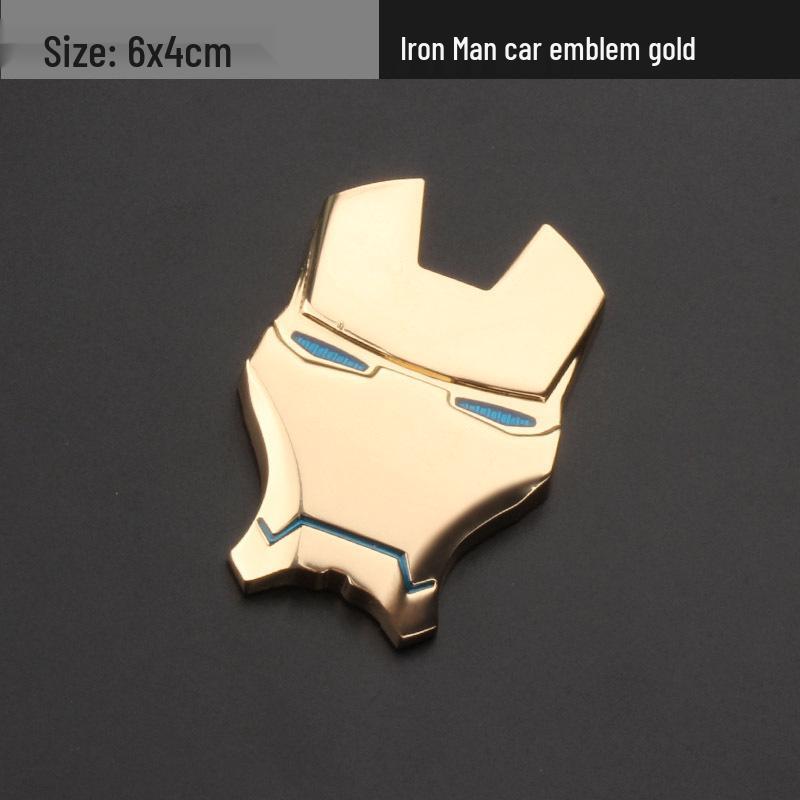 3D Metal Iron Man Car Logo Sticker - Avengers Edition
