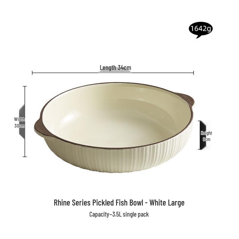 VAKADA Ceramic Multi-Purpose Serving Bowl