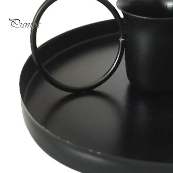 Candlestick Candle Holder European Style Wear-resistant Wrought Stand Iron Taper for Wedding Home