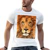 Beautiful Lion Face Wild Cat Glare TShirt Work Comfort TShirt for Unisex