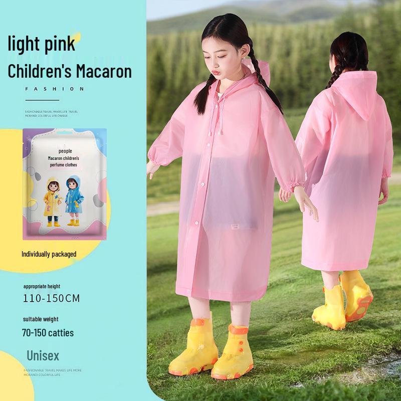 Reusable Full-Length Women's Raincoat for Outdoor Use