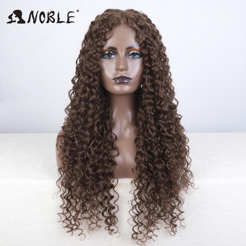 Noble Synthetic Lace Front Wig 30 Inch Long Curly Hair Wigs Lace Front Afro Kinky Curly Lace Wigs For Women Lace Front Wig