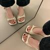 Women Slippers Summer Fashion Butterfly-knot Satin Women Slipper Slip On Ladies Sandal Thin High Heel Outdoor Dress Slides Shoes
