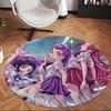 Huntrix (1) Round Office Rug Decorative Floor Rug for Office Bedroom Living Room and Home Space