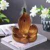 Lotus Sitz Rückfluss Räucherwerk Harz Handwerk Diffusor Multifunktional Heimdekoration Geeignet für Yoga und Meditation Senden