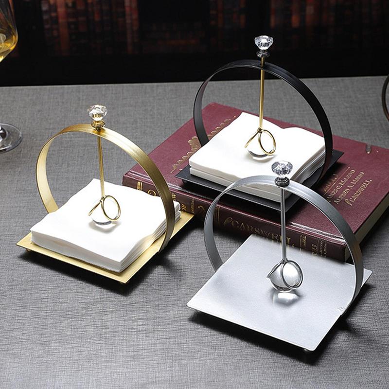 Ubrousky z nerezové oceli Zásobník na papírové ubrousky Stolní držák na papírové ručníky Krabička na ubrousky Domácí restaurace Party Dekor