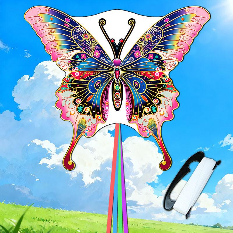 Butterfly Kite With Glass Fiber Frame For Outdoor Flying Kids And Adults