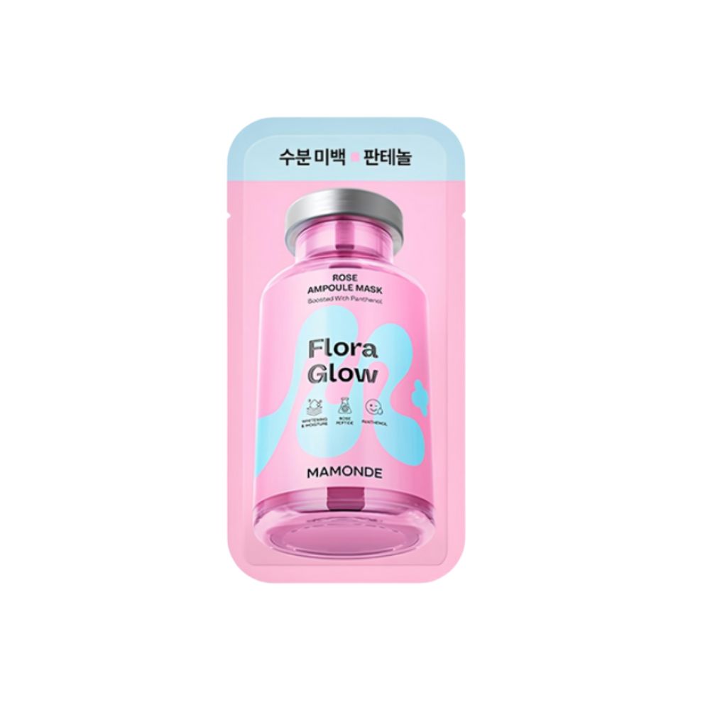 

Mamonde Flora Glow Rose Ampoule Sheet Mask (Instant Smoothing)