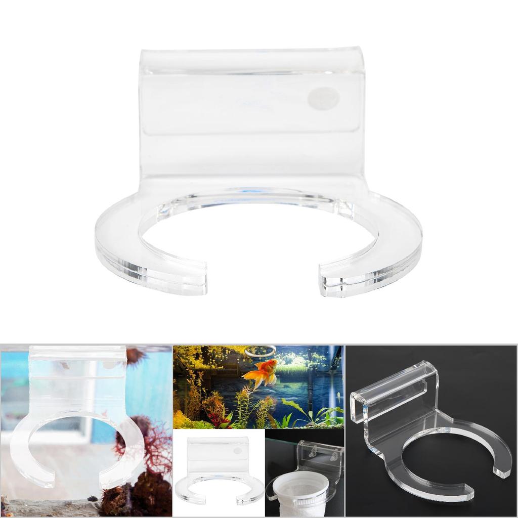 Acrylic Filter Sock Bag Holder Mount Bracket for Aquarium Fish Tank(4inch)
