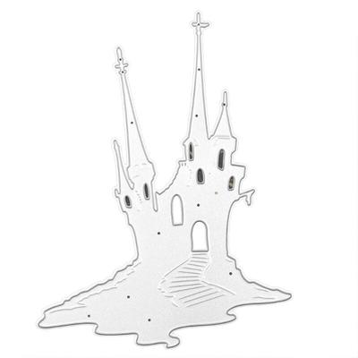 Halloween-Schloss, Metall-Stanzformen, Schablone für DIY-Scrapbooking, Album, Stempel, Papier, Karte, Prägung, Handwerk
