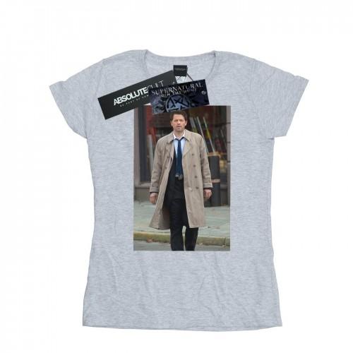 Supernatural Womens/Ladies Castiel Photograph Cotton T-Shirt