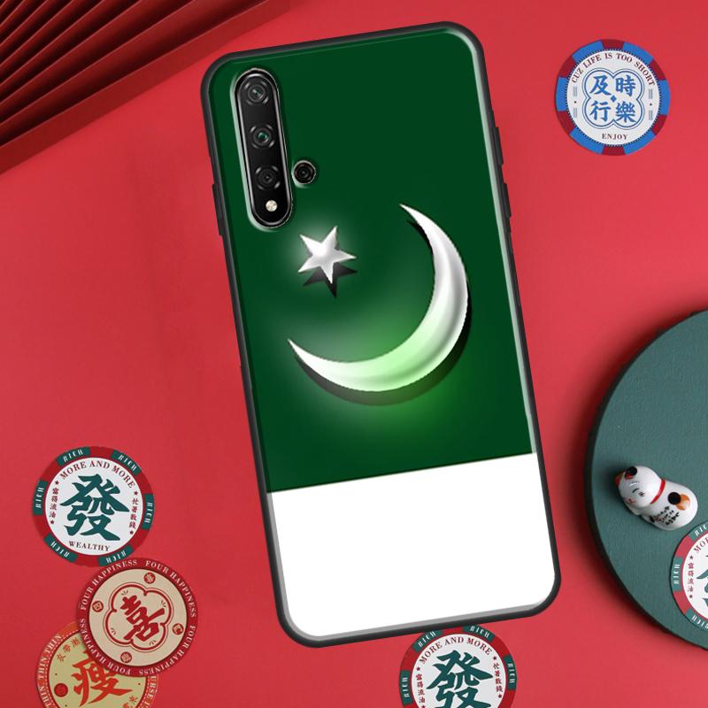 Pakistan Flag For Huawei P30 P20 P40 Lite P60 Pro Nova 5T 12s 12i 11i Y90 Y70 Y60 Y61 Y91 Y72 9 10 SE Case