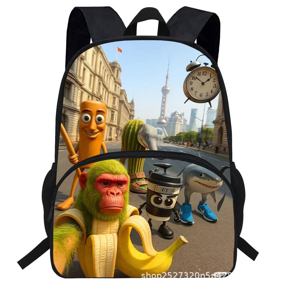 Stickman Italian Brainrot Backpack