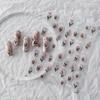 1piece 5Dcute tulip flower nail stickers high quality self-adhesive embossed nail art decals for girls decoration sticker
