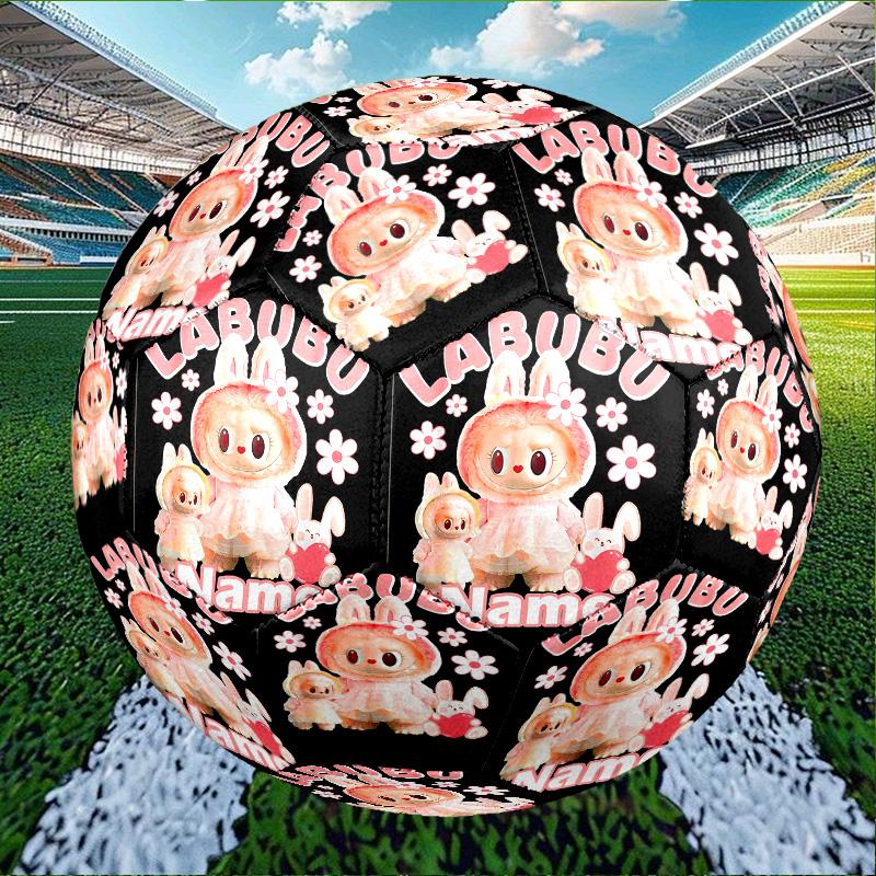 Custom Name Personalized Labubu Print Size 5 Soccer Ball Training & Match Football, for Team, Kicking, Gift for Football