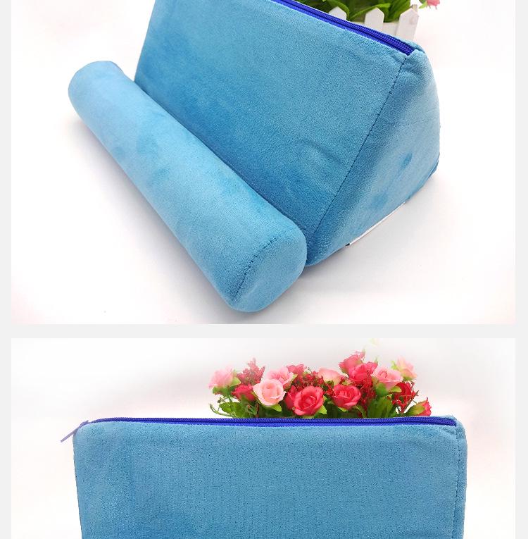 Ergonomic Tablet & Phone Holder Pillow: Versatile, High-End Design for Reading & Car Use