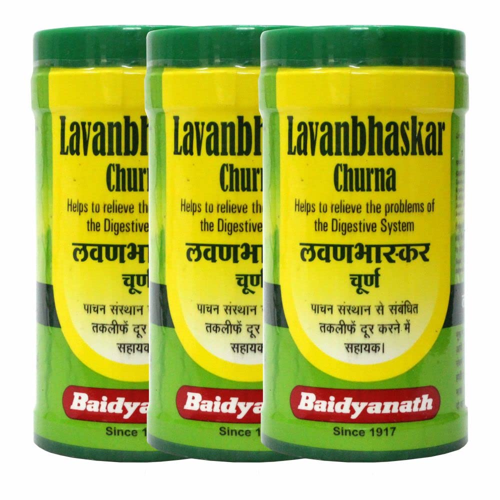 

Baidyanath Asli Ayurved Lavan Bhaskar Churna 60 Gms X Pack Of 3 For Digestive Health Support
