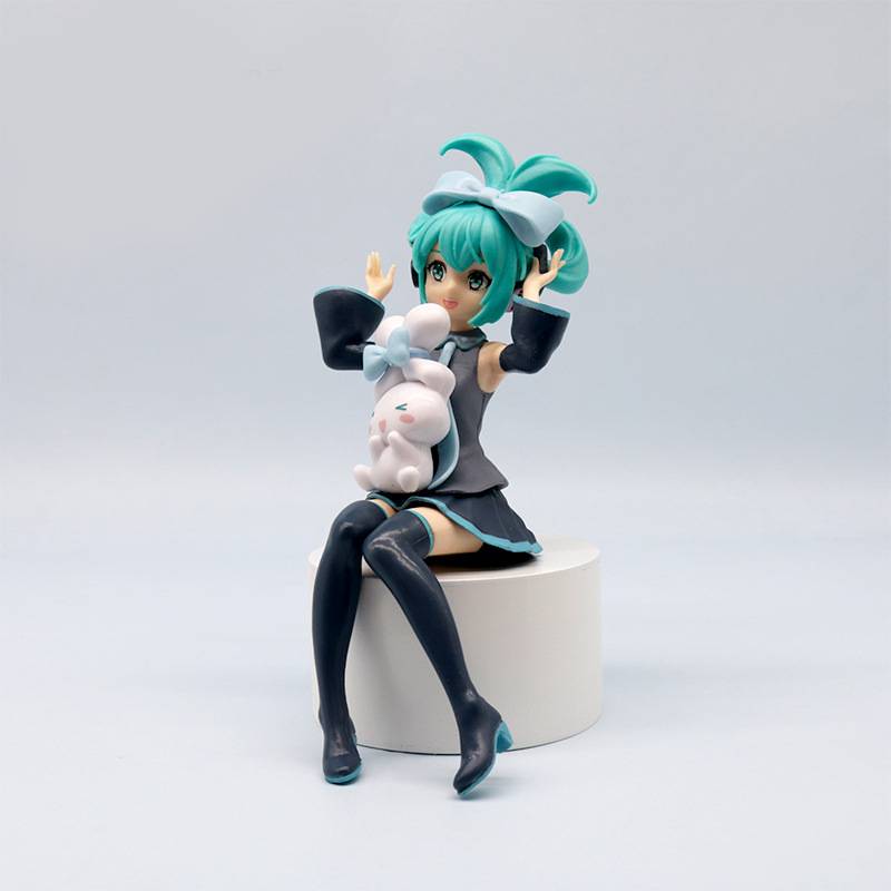 Hatsune Action Miku Figure Model Doll Cute Cartoon Desktop Ornament Decoration