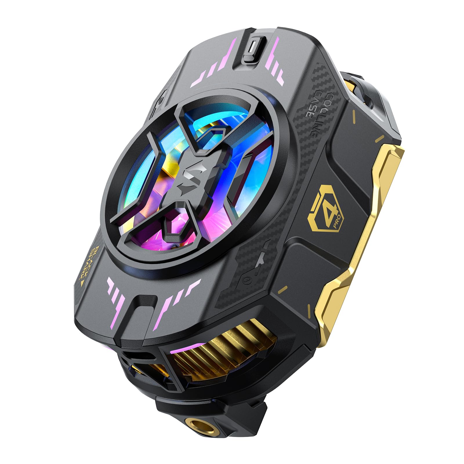 

Smartphone Cooling Fan Black Shark FunCooler 4 27W Smartphone Sleep Speed Heat Sink for Mobile Phone Radiator with RGB Light Pro, Cooler, Timer/Fan