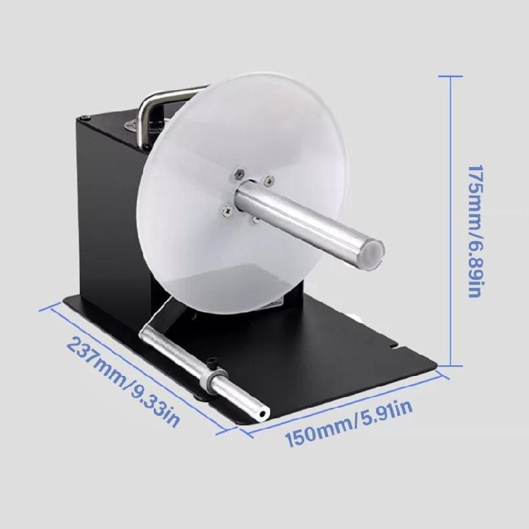 Sistema di riavvolgimento etichette compatibile con stampanti con adattabilità senza anima Sincronizzazione automatica della velocità per applicazioni in magazzino di fabbrica